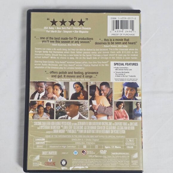 A Raisin in the Sun (2008, DVD) - Picture 3 of 3